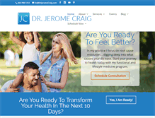 Tablet Screenshot of drjeromecraig.com